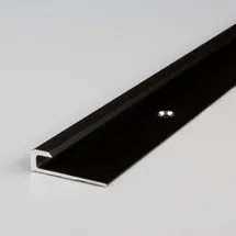 PROVISTON | Einfassprofil | Aluminium eloxiert | Bronze Dunkel | Breite 30 mm | Höhe 5 mm | Länge 1000 mm | Gebohrt | Abschlussprofil | Einschubprofil | Abschlussleiste | Bodenprofil | 1 Stück