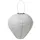 MARELIDA Lampion Solar weiß D: 30cm inkl. Dämmerungssensor