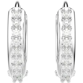 Swarovski Creolen Matrix Kreolen, Rundschliff, Weiß,