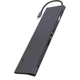 RaidSonic Icy Box IB-DK2102-C Multiport-Adapter, USB-C 3.0 [Stecker] (60389)