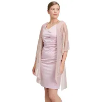 Vera Mont Cape im Glitzer-Look in Rosé/Silver | Gr.: