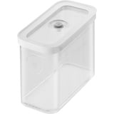 Zwilling FRESH & SAVE CUBE Box, 2M, Modulare & Stapelbare Vorratsdose, Luftdichte & Vakuumierbare Aufbewahrung, Spülmaschinengeeignet, Transparent