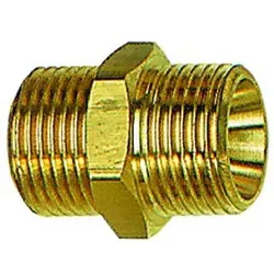 Reduziernippel Messing Außengewinde G1" Außengewinde G2" L42mm