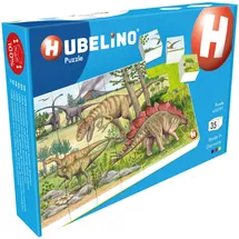 HUBELINO 410191 Welt der Dinosaurier, 35-teilig,