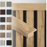 Hexim - Akustikpaneele Zubehör Abschlussleiste Lamellen mdf Wandverkleidung: Pecan, 275cm