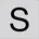 Buchstabe S 99223 013 S