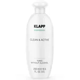 Klapp Cosmetics Clean & Active Tonic ohne alkohol 250 ml