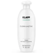Klapp Cosmetics Clean & Active Tonic ohne alkohol 250 ml
