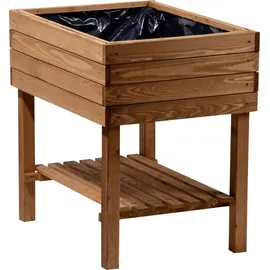 Dobar Hochbeet auf Beinen 80 x 60 x 80 cm natur