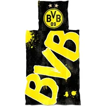 Dortmund Borussia Dortmund BVB-Bettwäsche Glow in the Dark , 1 Stück ,(135x200cm), Gelb