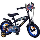 TPFSports DC Batman Kinderfahrrad - Jungen - 12 Zoll - Rücktritt + Handbremse- Schwarz