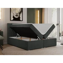 MKS Pera 160 x 200 cm H4 Dunkelgrau