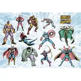 KOMAR Deko-Sticker Marvel Collection 100 x 70 cm