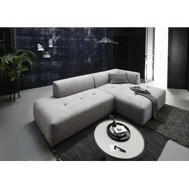 Atlantic Home Collection Hocker Leonardo Strukturstoff 63 x 70 x 240 cm Grau