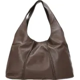 LES VISIONNAIRES Paz Essential Silky Schultertasche 46 cm Chocolate