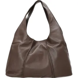 LES VISIONNAIRES Paz Essential Silky Schultertasche 46 cm Chocolate