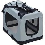 fudajo Faltbare Transportbox S 50 x 35 x 35 cm Grau