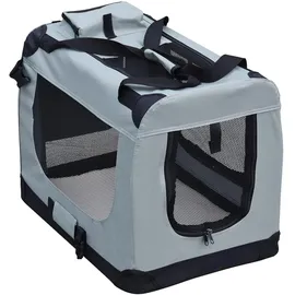 fudajo Faltbare Transportbox S 50 x 35 x 35 cm Grau