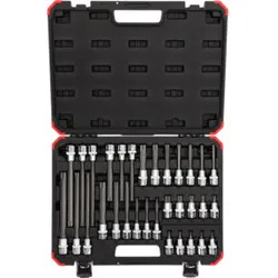 Gedore Bit-Satz, Schraubendreher-Einsatz-Set für TX-Schrauben, Schraubenzieher-Bits, Werkzeug, R68003032