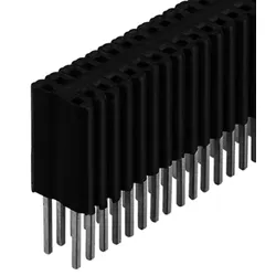 Fischer Elektronik BLM KG 1/ 36/Z, PCB-Anschluss, Schwarz, Metallisch, -40 - 163