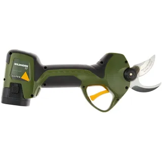 ALPEN Wildhorn 32 Akku-Astschere - elektrische Gartenschere Ø 32 mm, FELCO HSS-Klinge, LCD-Display, 1 Akkus, Profi-Set mit Zubehörkoffer, Schweizer Qualität für präzise Schnitte