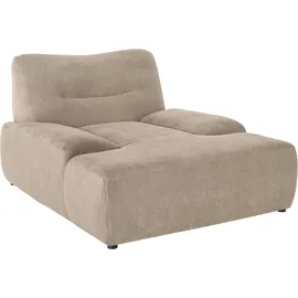 DOMO collection Loveseat Cesena Bezugstoff: Wellenunterfederung, Polyätherschaum 122 x 81 x 151 cm Beige