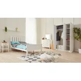 Xlmoebel Schlafzimmer-Set Vollständige Schlafzimmerausstattung mit Bett und Kleiderschrank -, (Schlafzimmer-Set), Hergestellt in Europa weiß