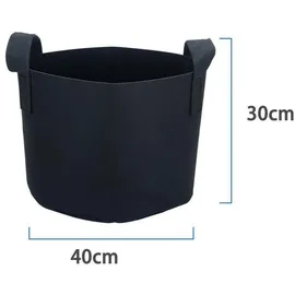 Intirilife Pflanzsack Vliesstoff 38 Liter 40 x 30 cm