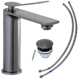 Schöner Wohnen SCHÖNER WOHNEN-Kollektion Waschtischarmatur VIOLA M, Industrial, Wasserhahn geeignet für wandhängende Waschbecken in Ihrem Bad
