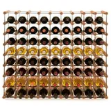 Proregal Weinregal Braun, Holz, Kiefer, Rechteckig, 92.5x82.5x24.5 cm, Wohnzimmer, Regale, Weinregale