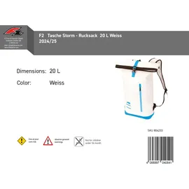 F2 Tasche Storm - Rucksack 20 L Weiss 2024/25
