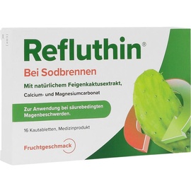 Dr Willmar Schwabe GmbH & Co KG Refluthin bei Sodbrennen Kautabletten Frucht