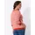 Casual Looks Ringel-Pullover orange / Ecru 50