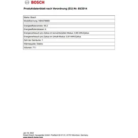 Bosch Herdset Bosch Backofen PYROLYSE + Beko Induktionskochfeld PowerBoost CombiZone autark 80cm