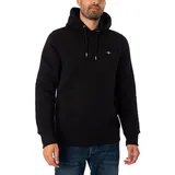 GANT Herren Hoodie - Schwarz 5XL
