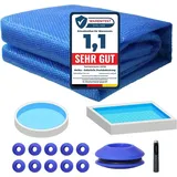 Melko Solarfolie Pool Ø 366 cm blau