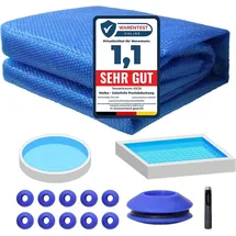 Melko Solarfolie Pool Ø 366 cm blau