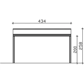 SKANHOLZ Modena 434 x 307 cm weiß