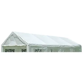DEGAMO Ersatzdach / Dachplane PALMA für Zelt 4x8 Meter, PVC weiss 480g/m2, incl. Spanngummis