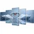 vidaXL Bilder Dekoration Set Schwan 200 x 100 cm