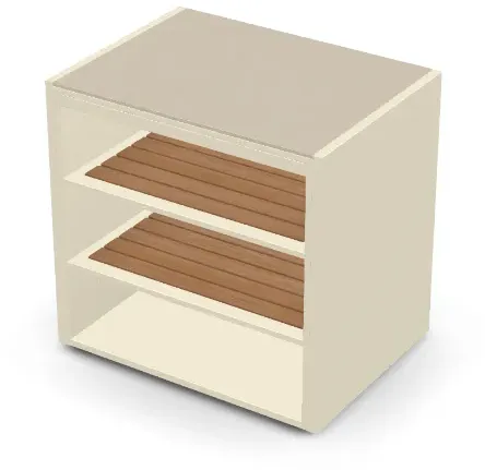 Brabura CT 90 Ablagemodul - Pietra Di Osso / Perle Blanche