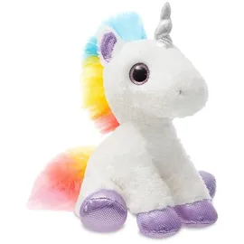 Aurora Plüsch Aurora World Sparkle Tales Dazzle Einhorn, mehrfarbige Mähne 30 cm