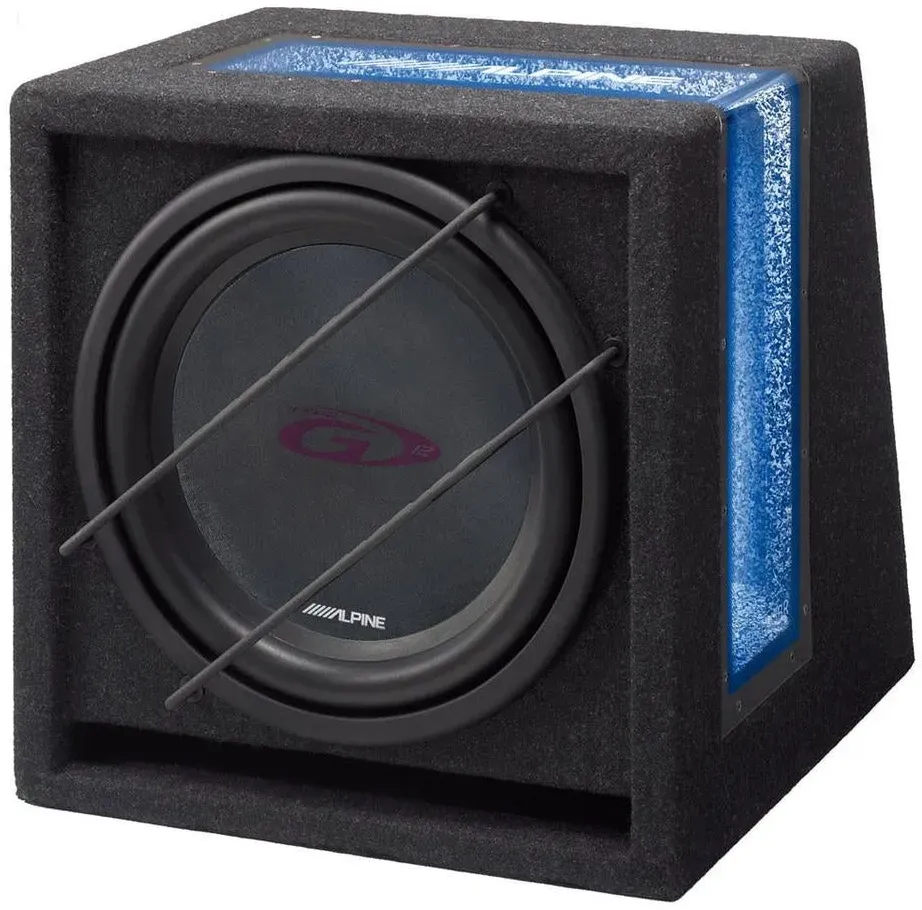Subwoofer con caja Alpine SBG-844BR 8 Zoll | Masori