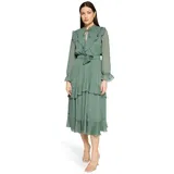 Vera Mont Cocktailkleid mit Volant Grün 34