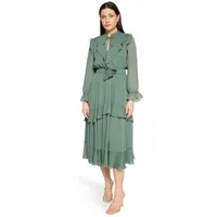 Vera Mont Cocktailkleid mit Volant Grün 34