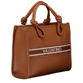 Valentino Aella Henkeltasche Kunstleder Brown