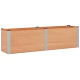 vidaXL Hochbeet 200 x 50 x 54 cm Braun