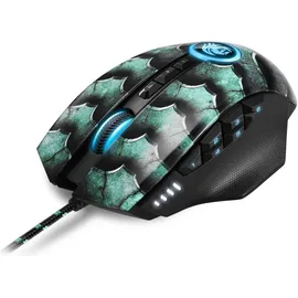 Sharkoon Drakonia II Gaming Maus grün/schwarz