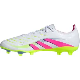 adidas Predator League FG/MG Herren cloud white/lucid pink/lucid lemon 44