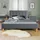 Homestyle4u Polsterbett 180 x 200 cm Grau